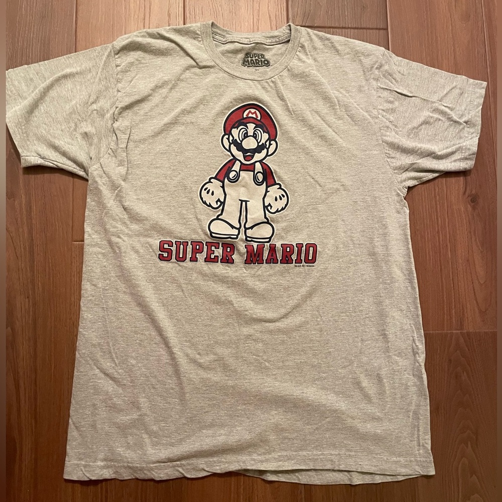 Nintendo Super Mario Gray Tee